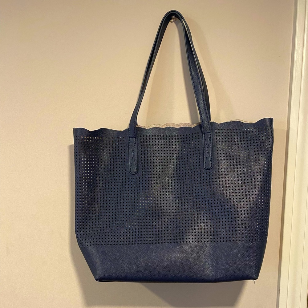 Navy Tote Bag